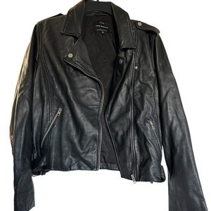 LUCKY BRAND leather jacket women